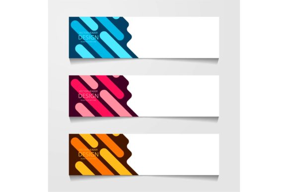 Abstract Horizontal Web Banner: A Versatile Design Element for Modern Websites