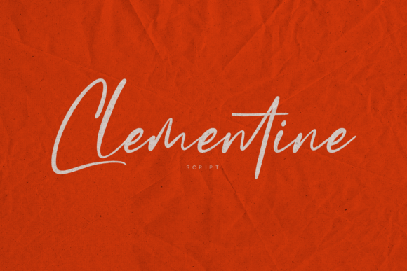 Clementine: A Handwritten Script with Heart