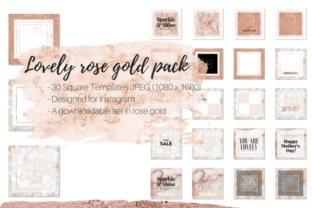 Discover the Beauty of the Lovely Rose Gold Instagram Pack