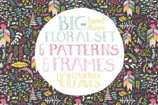 Hand Drawn Floral Set: A Versatile Tool for Creative Expression
