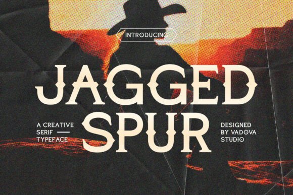 Jagged Spur: A Bold Western-Style Display Font