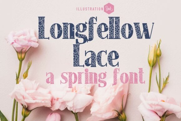 Longfellow Lace Family: A Vintage-Luxe Font for High-End Design