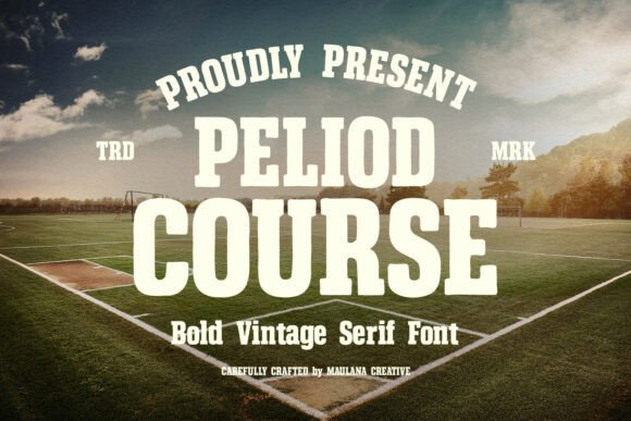 Peliod Course: A Timeless Display Serif for Nostalgic Design