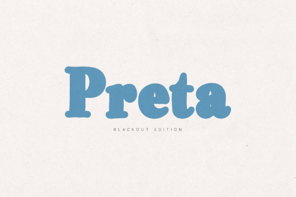 Preta Blackout: A Bold, Retro Serif for Statement-Making Design