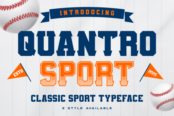 Quantro Sport: The Bold Font for Athletic Identity