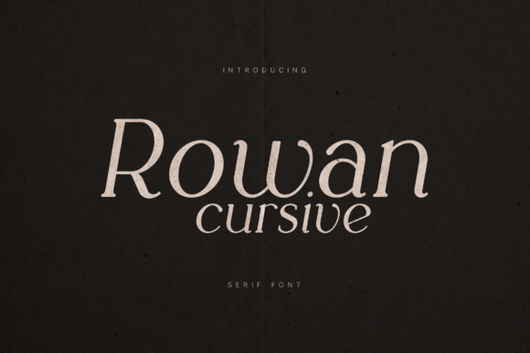 Rowan Cursive: A Timeless Serif for Modern Design Workflows