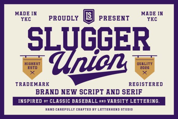 Slugger Union: Bold Varsity Spirit in Design