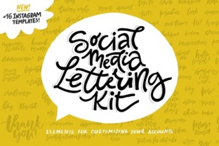 Social Media Lettering Kit: Elevate Your Online Presence with Creative Expression