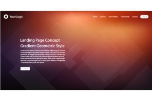 Understanding the Web of Landing Page and Vector Templates with Gradient Mesh Backgrounds