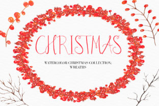 Watercolor Christmas Wreath Clipart: A Versatile and Artistic Resource for Creative Projects